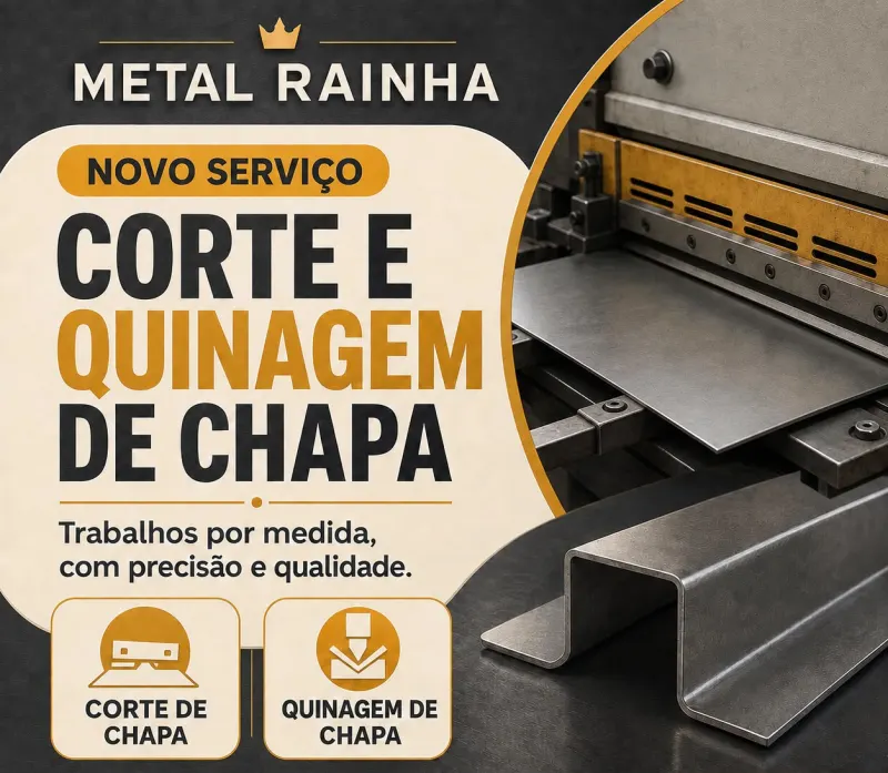 Corte e Quinagem De Chapa